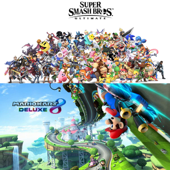 Image of Super Smash Bros and Mario Kart Image of Super Smash Bros and Mario Kart